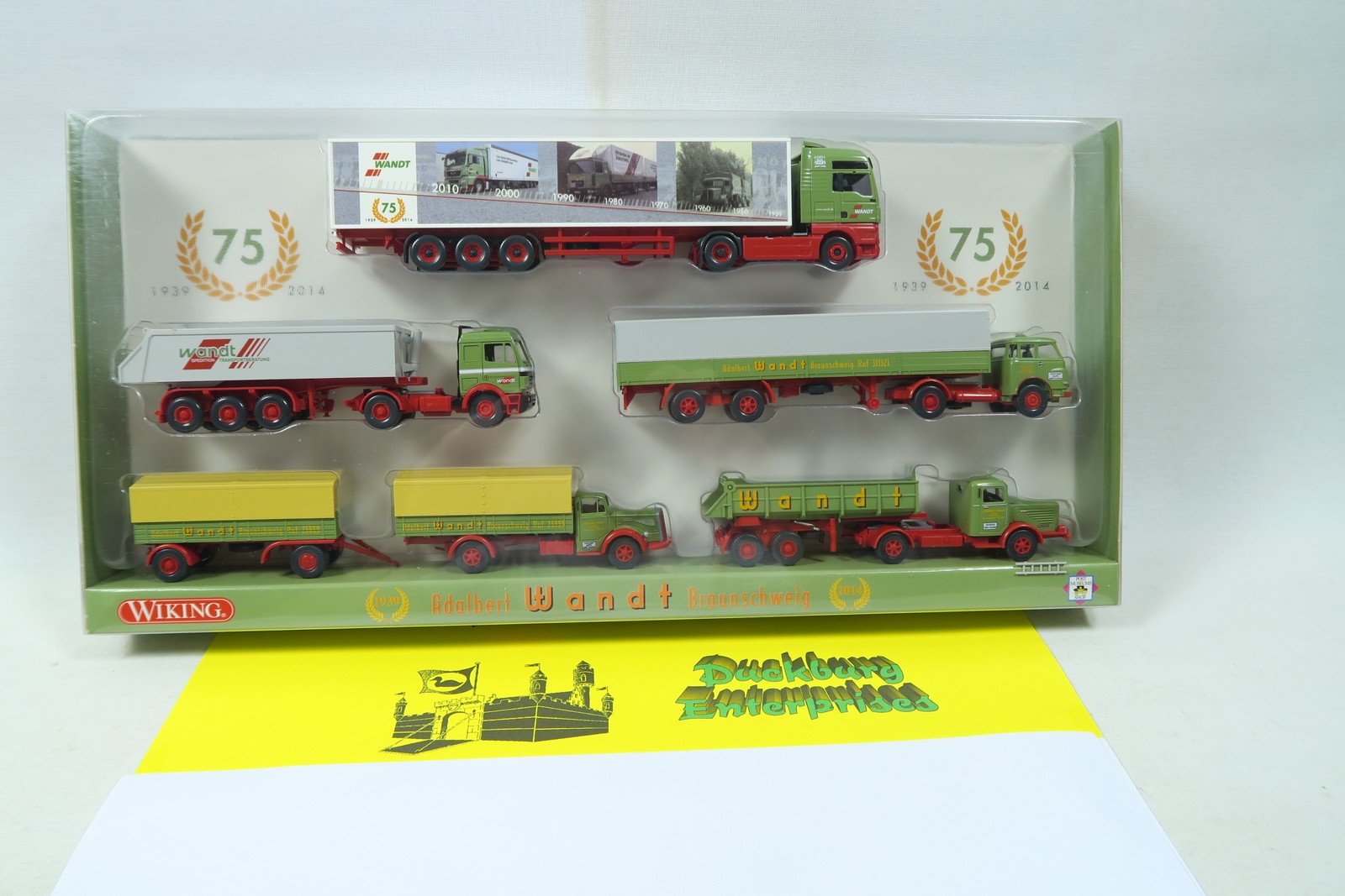 Wiking x PMS 75 Jahre Spedition Wandt Braunschweig Set in OVP 1:87 167466 Wiking x PMS 75 Jahre Spedition Wandt Braunschweig Set in OVP 1:87 167466