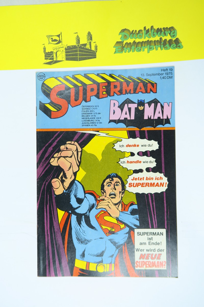 Superman Comic 1975/19 Ehapa im Zustand (1-2). 162333 Superman Comic 1975/19 Ehapa im Zustand (1-2). 162333