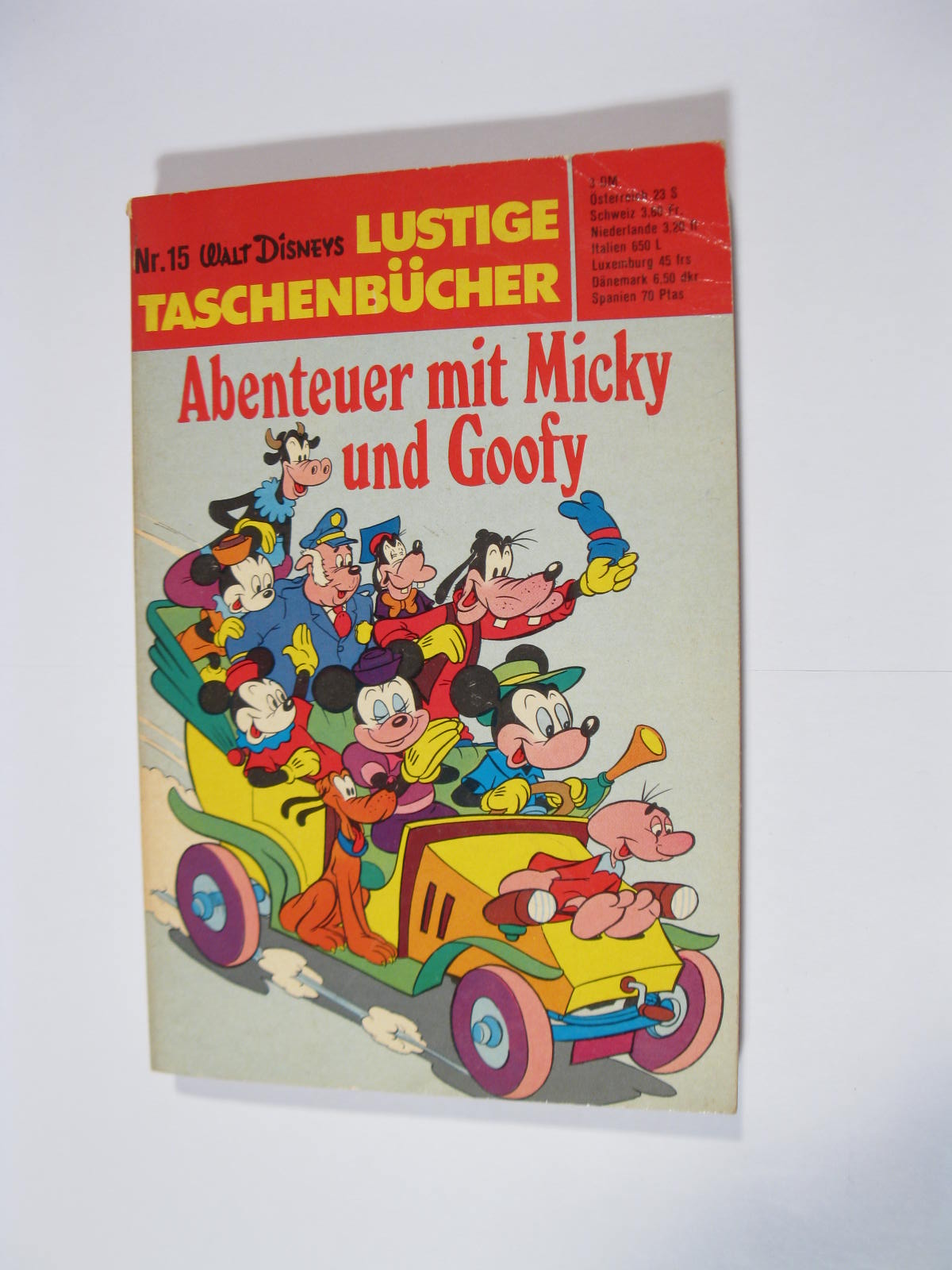 Donald Duck Lustiges Taschenbuch  Nr. 15  ERSTAUFLAGE Ehapa Z (1-2/2). 116131 Donald Duck Lustiges Taschenbuch  Nr. 15  ERSTAUFLAGE Ehapa Z (1-2/2). 116131