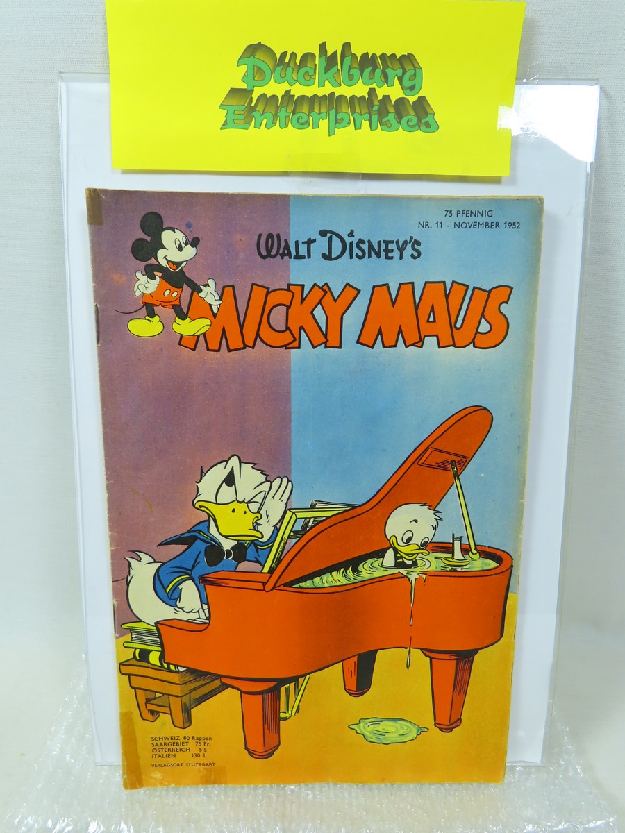 Micky Maus 1952/11 vom November 1952 Ehapa im Zustand (2-3). 199096 Micky Maus 1952/11 vom November 1952 Ehapa im Zustand (2-3). 199096