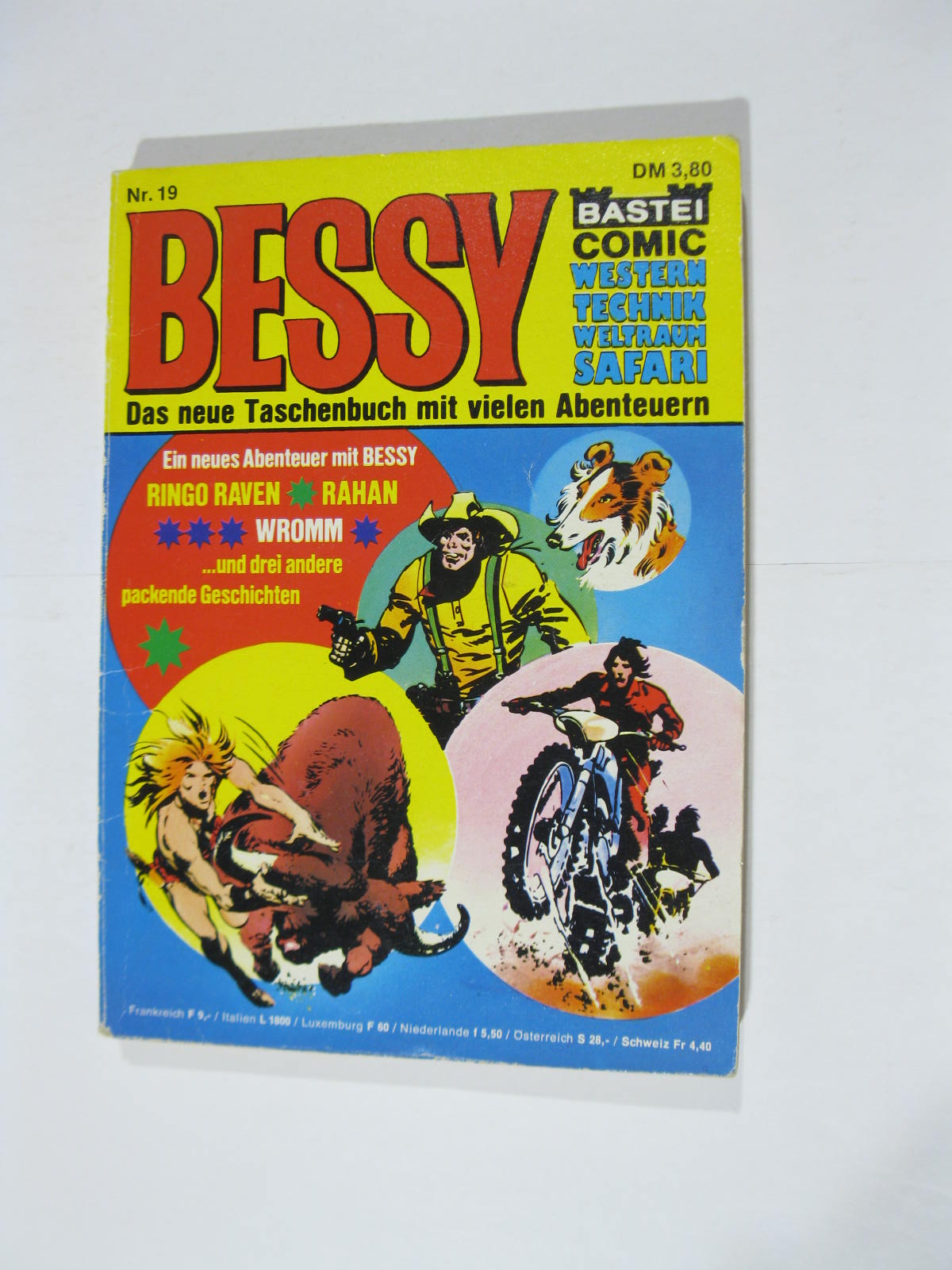 Bessy Taschenbuch 196 Seiten Nr.19 Bastei im Zustand (2). 118121 Bessy Taschenbuch 196 Seiten Nr.19 Bastei im Zustand (2). 118121
