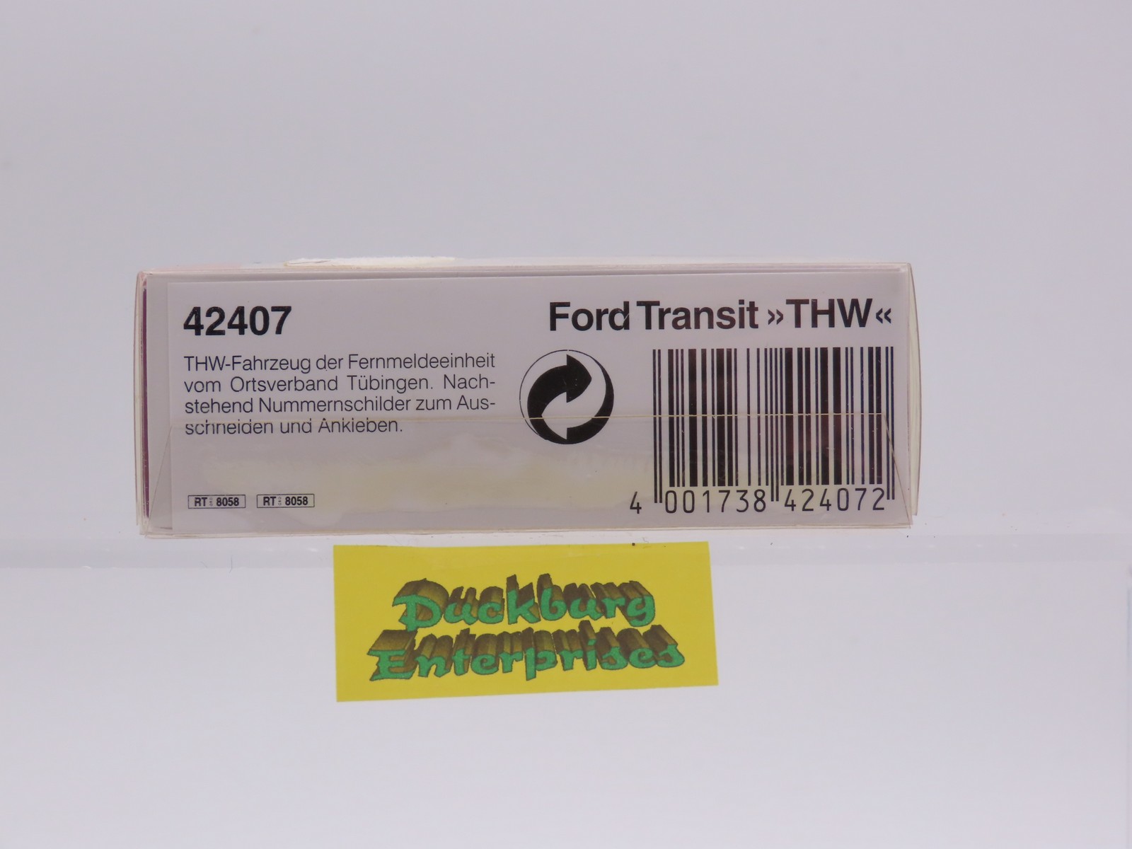 Busch 42407 Ford Transit THW Führung Kommunikation blau in OVP 1:87 187709