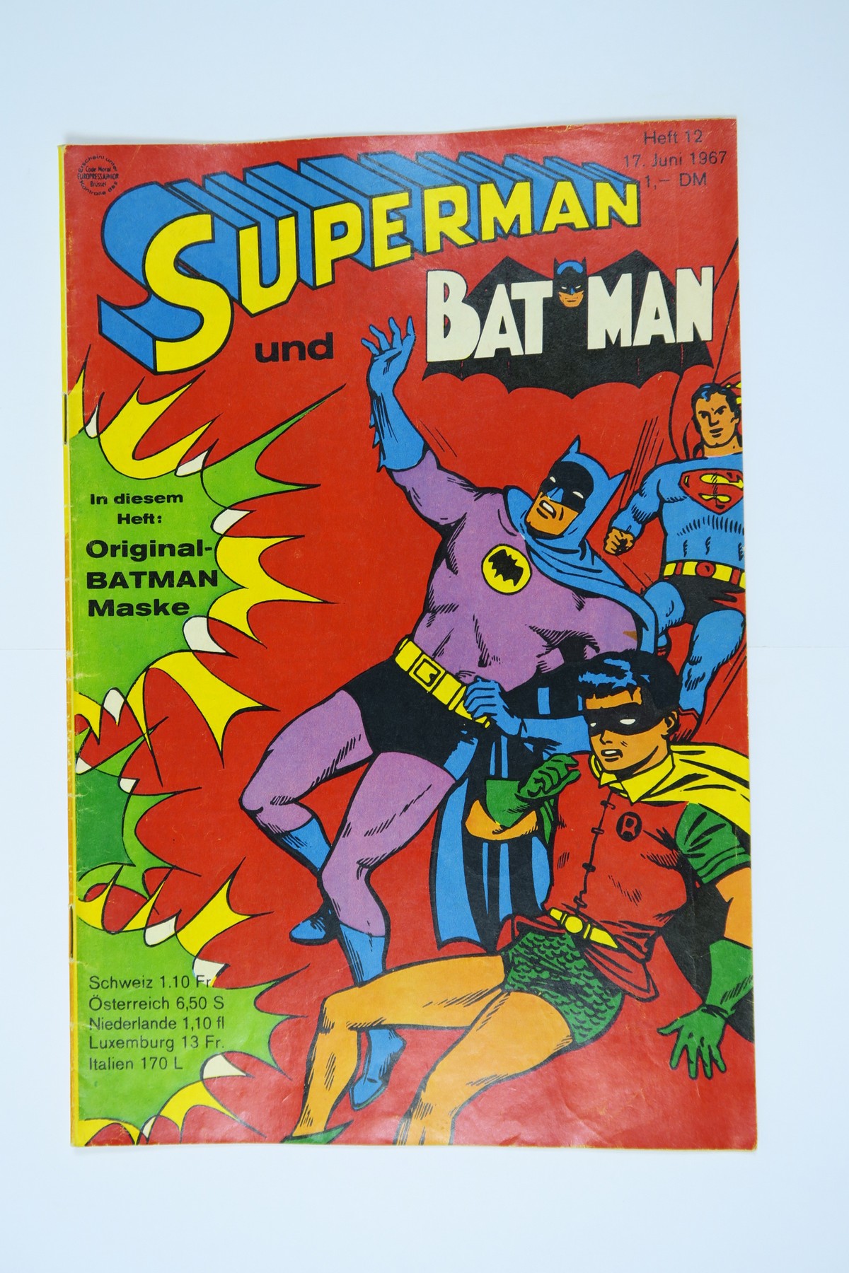 Superman Comic 1967/12 Ehapa im Zustand (2/2-3). 143741 Superman Comic 1967/12 Ehapa im Zustand (2/2-3). 143741