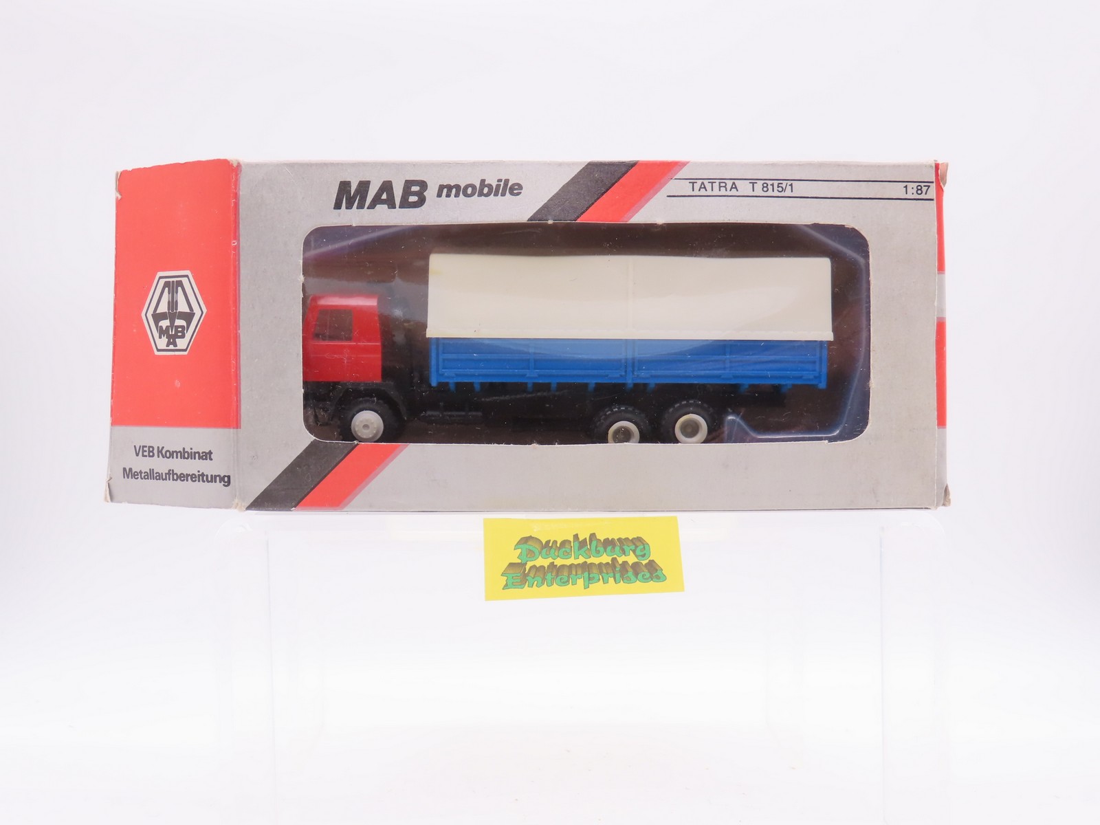 MAB 11065 Tatra T 815/1 Pritsche Plane DDR Metallmodell blau in OVP 1:87 188117 MAB 11065 Tatra T 815/1 Pritsche Plane DDR Metallmodell blau in OVP 1:87 188117