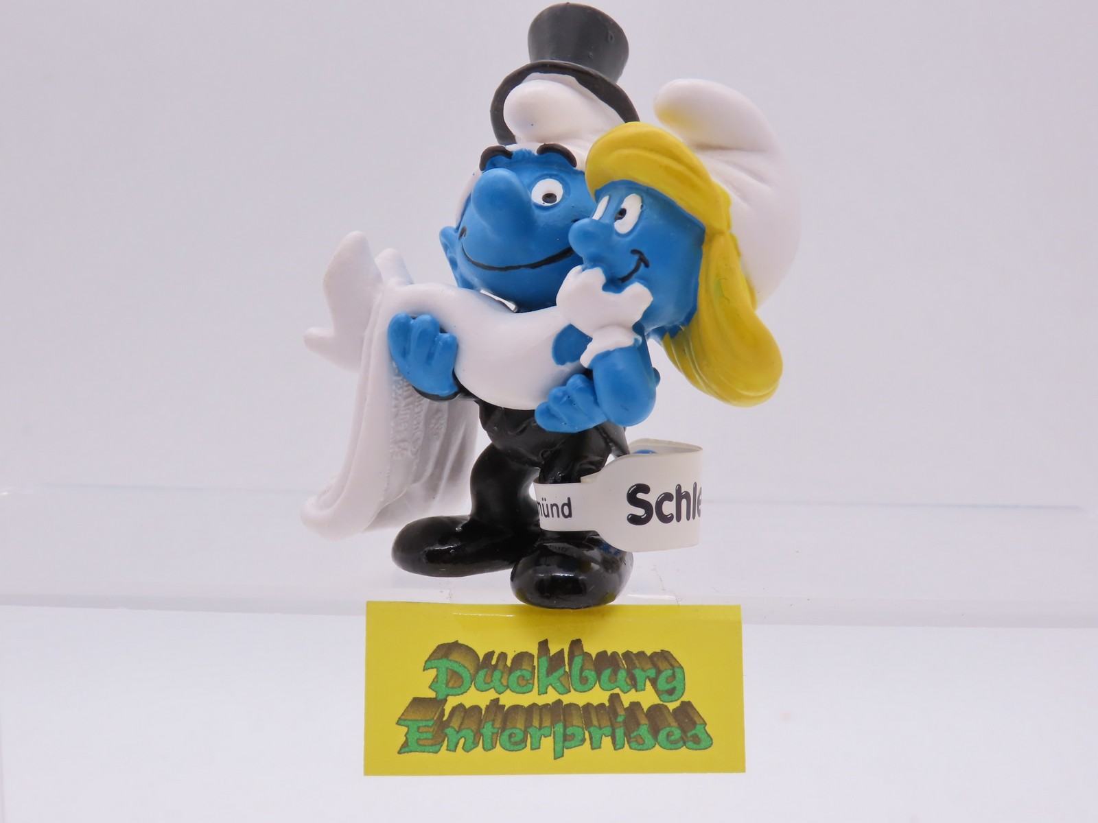 Brautpaar Schlümpfe 20746 Hochzeitspaar Braut Bräutigam Schlumpf smurf Schleich