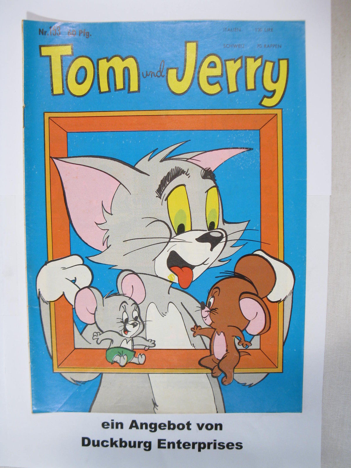 Tom und Jerry Nr. 153 Tessloff Verlag im Zustand (1-2) 47141 Tom und Jerry Nr. 153 Tessloff Verlag im Zustand (1-2) 47141