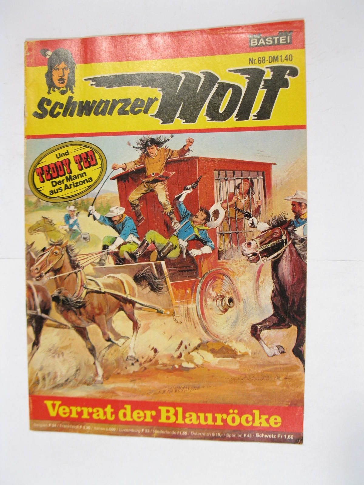 Schwarzer Wolf Nr. 68  Bastei im Zustand (2). 86137