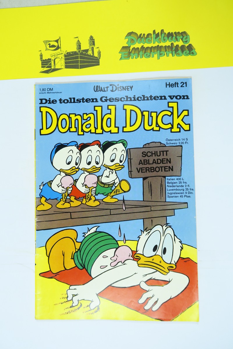 tollsten Geschichten von Donald Duck Nr. 21  Ehapa im Zustand (2 ). 161951