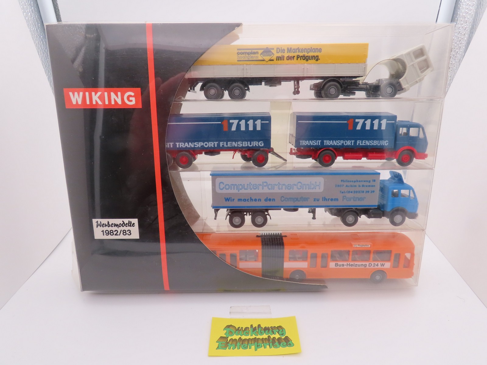 Wiking 198301 Werbemodelle 1982/83 LKW / Bus Set in OVP 1:87 179119 Wiking 198301 Werbemodelle 1982/83 LKW / Bus Set in OVP 1:87 179119