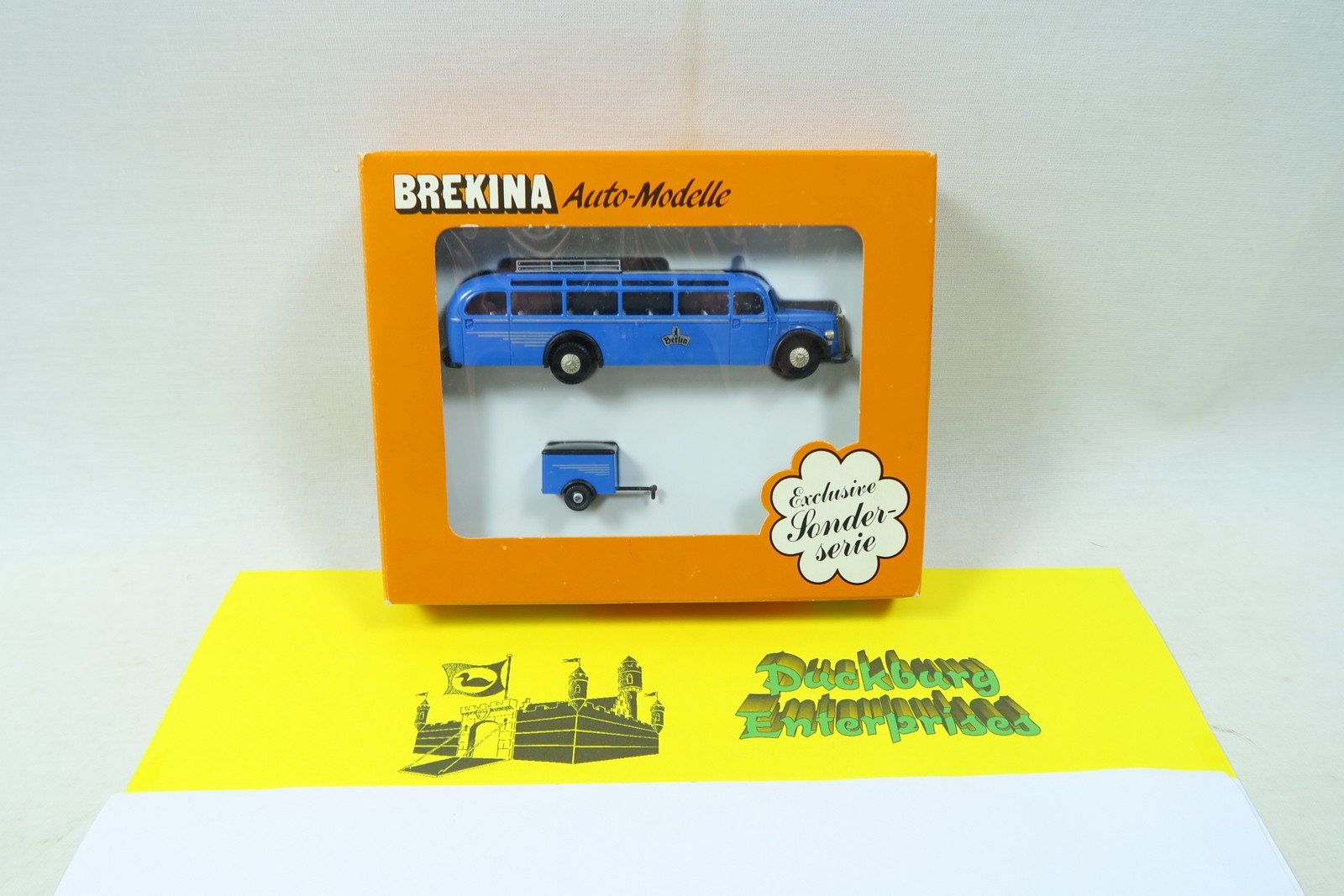Brekina S 5136 Reisebus mit Gepäckanhänger Set in OVP 1:87 185307 Brekina S 5136 Reisebus mit Gepäckanhänger Set in OVP 1:87 185307