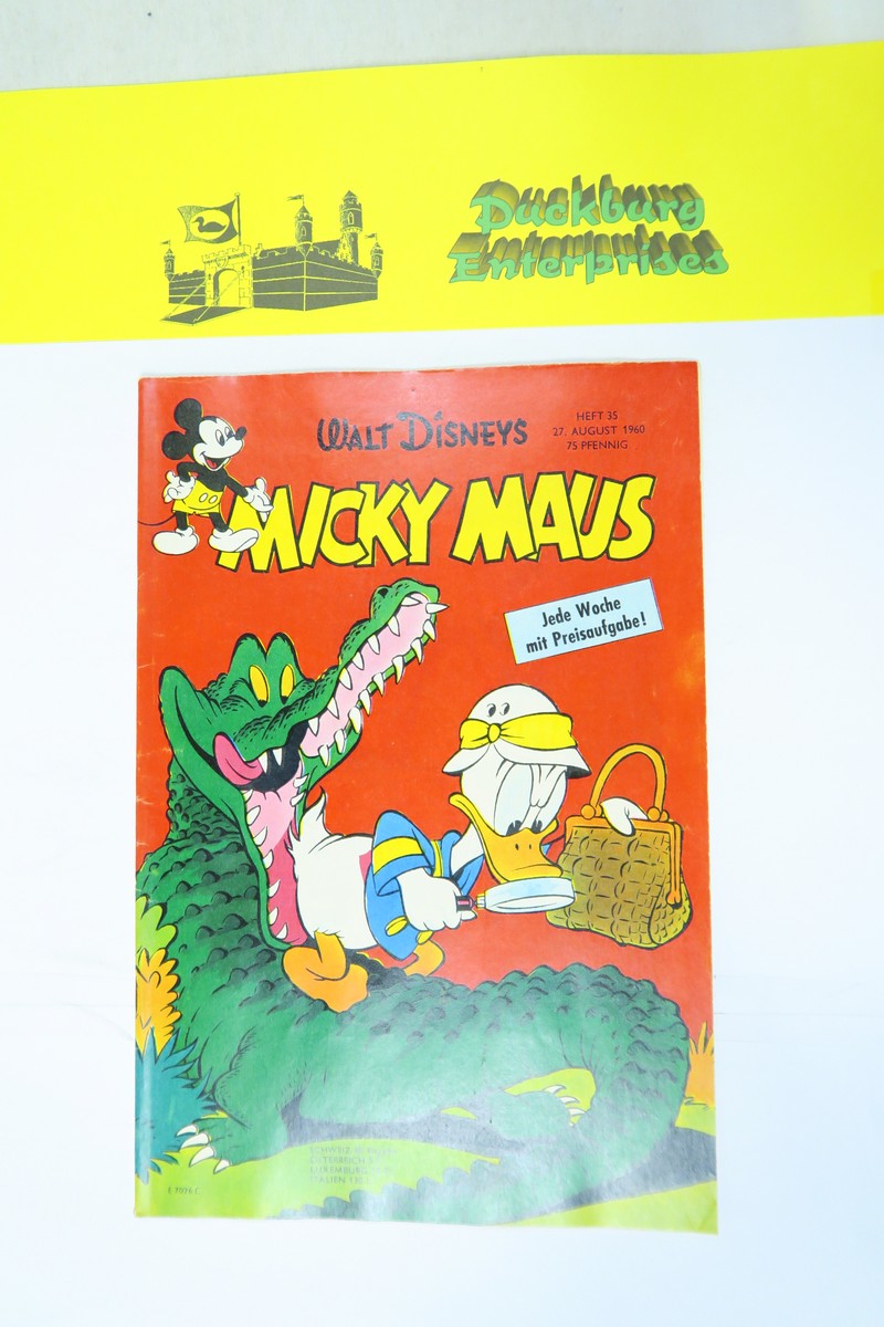 Micky Maus 1960/ 35 vom 27.8.60 Ehapa im Zustand (1-2/2). 162779 Micky Maus 1960/ 35 vom 27.8.60 Ehapa im Zustand (1-2/2). 162779