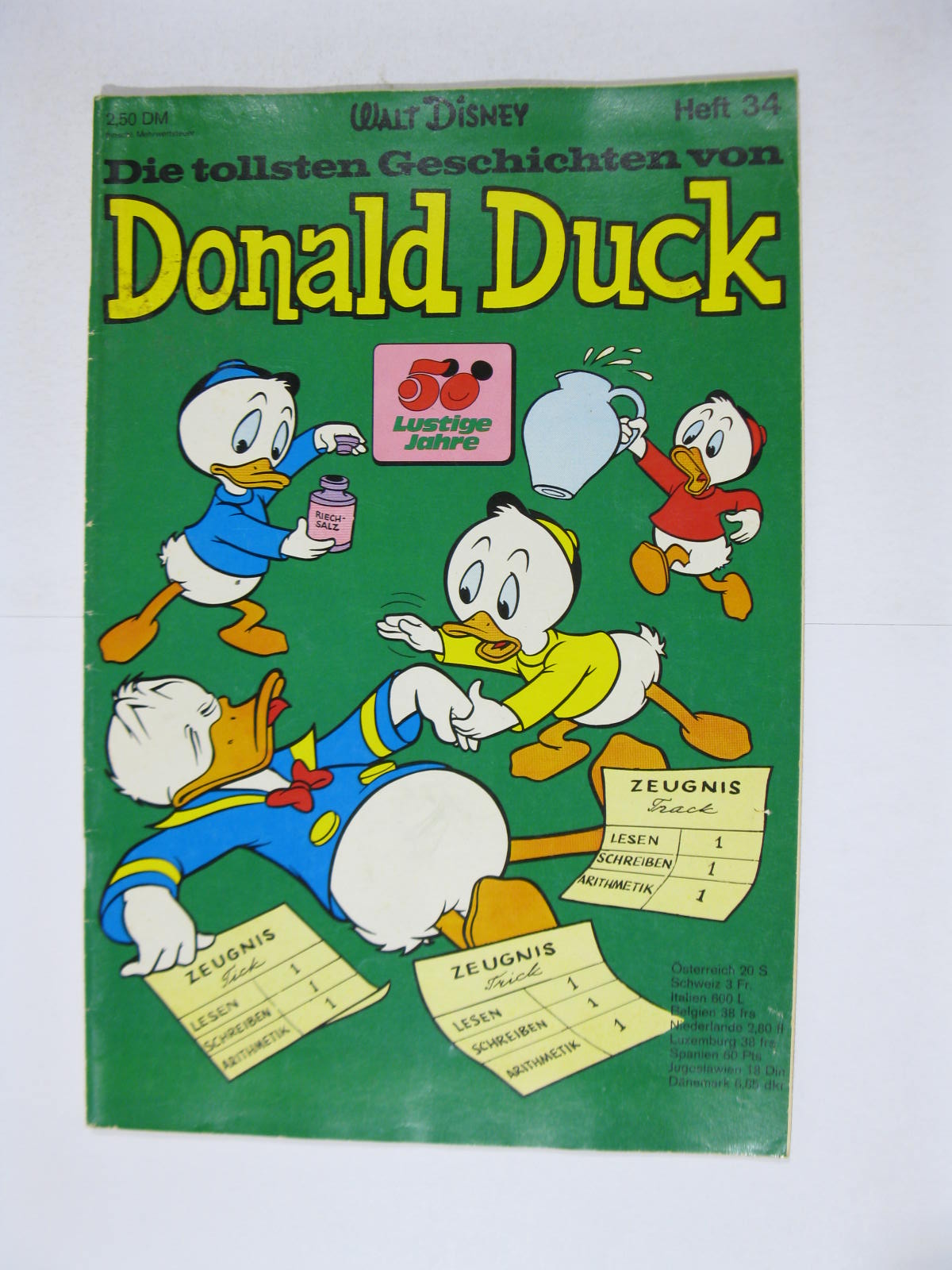 tollsten Geschichten von Donald Duck Nr. 34 Ehapa Vlg. im Z (1-2). 122245 tollsten Geschichten von Donald Duck Nr. 34 Ehapa Vlg. im Z (1-2). 122245